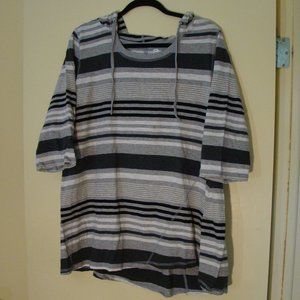 Avenue Hoodie, stripes, size 18/20